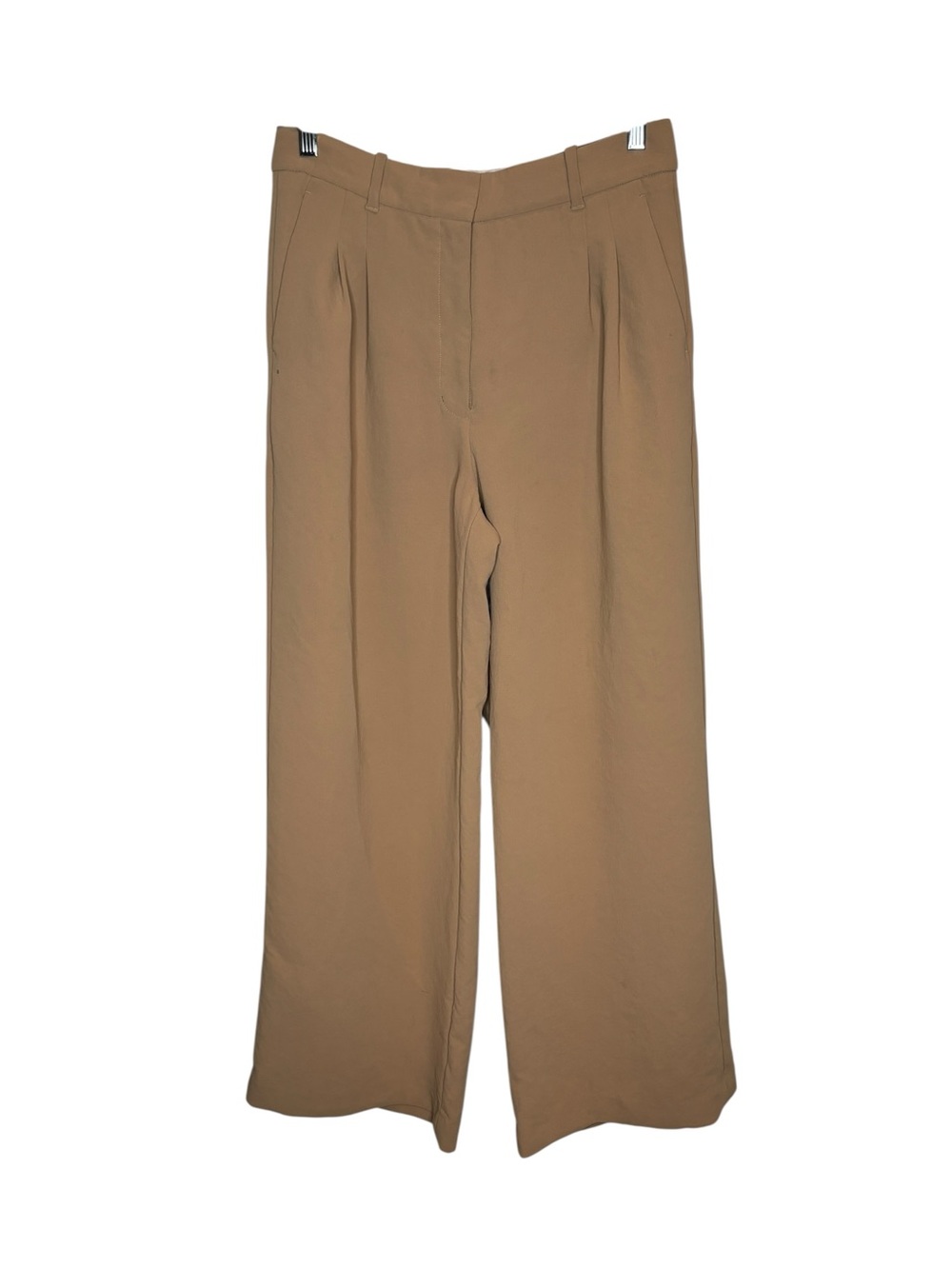 Aritzia The Effortless Pant Wider Crepette Size 10 Desert Sand - Picture 2 of 9